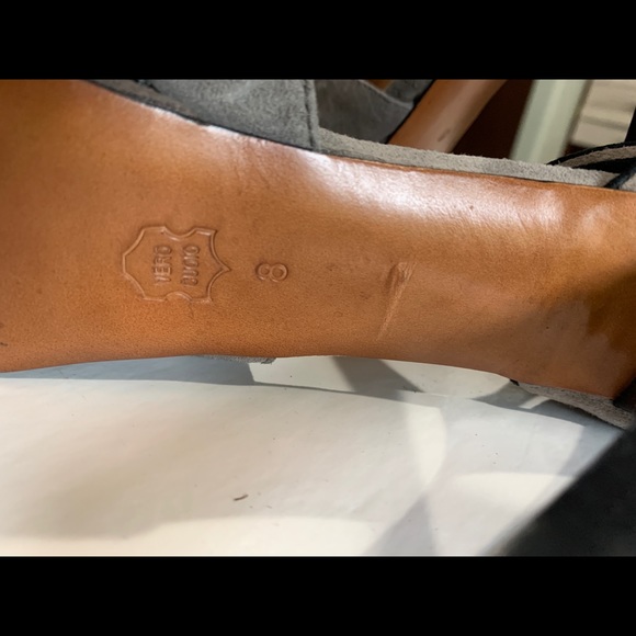 Charles David T-Trap Suede platform heel - Picture 5 of 6